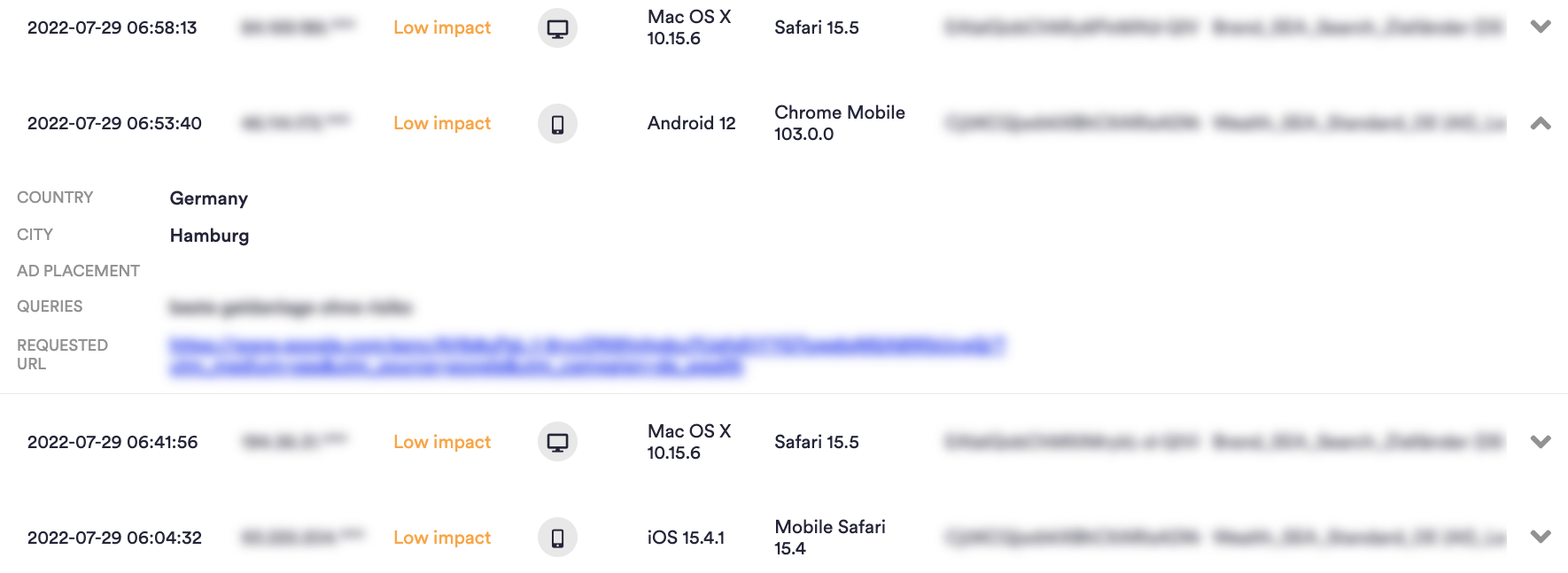 screenshot of Ads Defender
